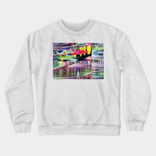 Beautifully Glitched Crewneck Sweatshirt